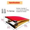 Kids Gymnastics Equipment Springboard, Indoor Floor Vault Springboard with 2 Steel Spring, for School Playroom Sports Club Use view 2