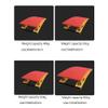 Gymnastic Springboard, Portable Curved Manganese Steel Thickened Spring Inside, No Deformation and Strong Bearing Capacity, Ideal for School/Sports Club/Gym view 3