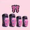 Castrap Children's Roller Skating Protective Gear, Helmet Complete Set Equipped with Thickened Skateboard, Dry Skating Ice Skates, Bicycle Professional Protection (Pink,S:3Y-7Y) view 1