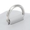 Locadence 4Pcs D Ring Patch, 3.1in Diameter High Strength Stainless Steel D Ring Circular Patch, Canoe Rafting Accessories for Inflatable Boats, Stand Up Paddleboard, Surfboards (Grey) view 3