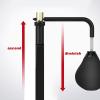Boxing Equipment 360 Spinning Bar Free Standing With 2 Punching BallFreestanding Heavy Boxing Bag Boxing Training Target Reflex Speed BagKickboxing Bag For MMA Muay Thai Fitness ( Color : Black ) view 4