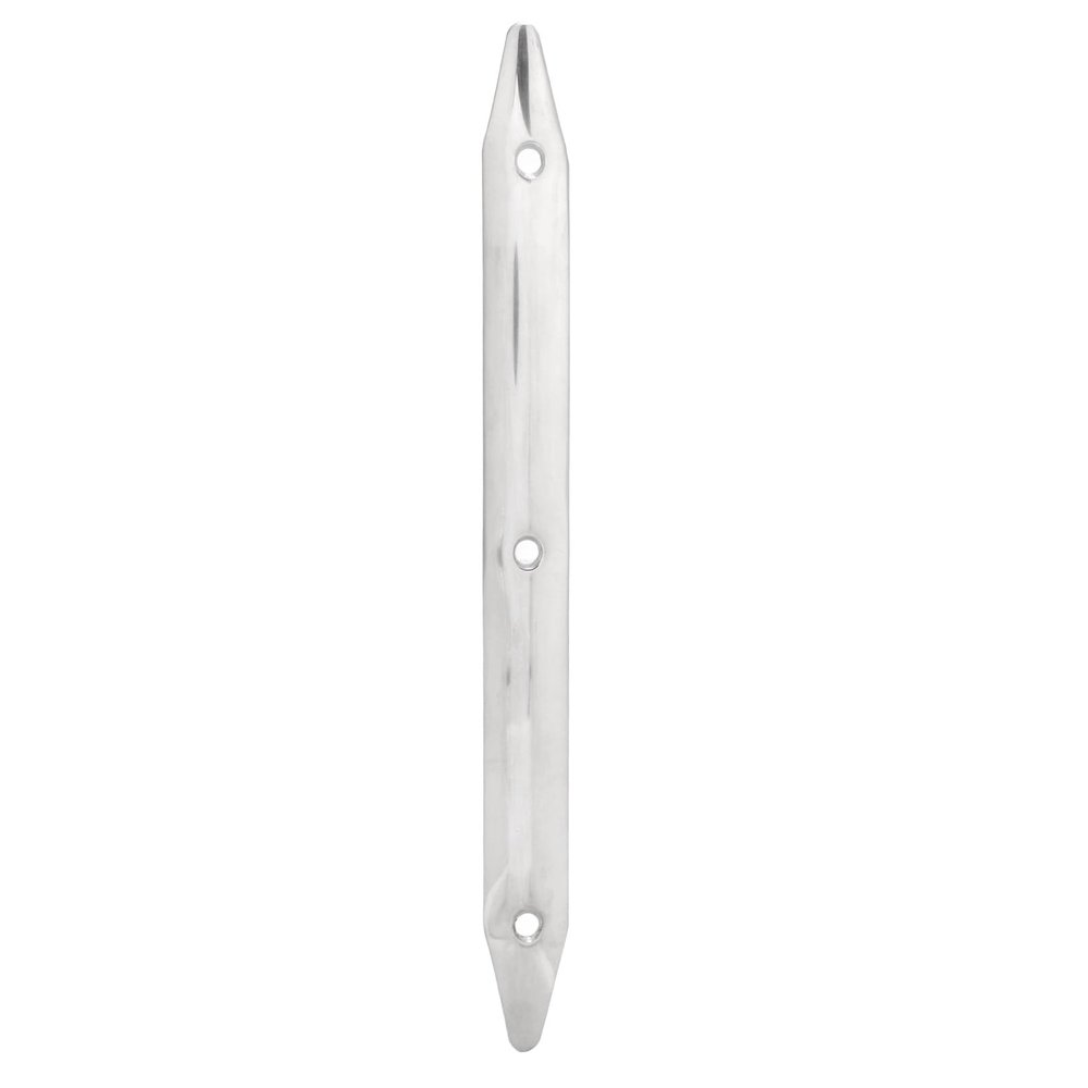 316 Stainless Steel Rub Strake Strip, 12in Polished Line Rub Strakes, Boat Rubbing Rail Strip Universal for Marine Boats Yacht RV Ship