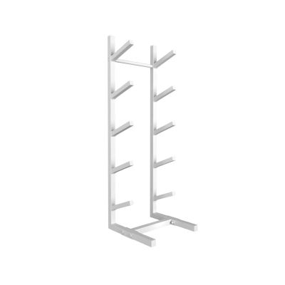 Aimery Skateboard Rack Floor StandSkateboard Organizer,Snowboard Storage Rack Free StandingSkateboard Display Stand for Skis/Skateboards/Scooter (Color : White, Size : 5 Tier)