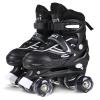 G MGY OLED Roller Skates for Boys, 4 Size Adjustable Roller Skates with All Wheels Light up, Fun Illuminating Rollers Skates Suitable for Growing ChildrenBlack White (Big Kids 1-4) view 1
