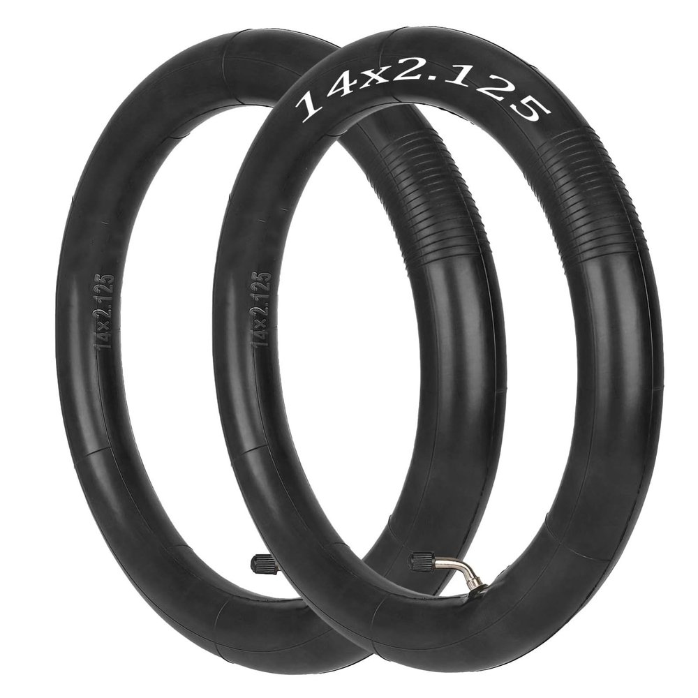 14x2.125 Bike Inner Tube with 32mm Schrader Valve,Heavy Duty Bike Tubes for BMX Kids Road Mountain Bike,14 Inch Butyl Rubber Bicycle Tube, 2 Pack