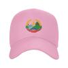 BASTU Emblem of Laos Baseball Cap for Men Women Dad Hat Classic Adjustable Golf Hats Pink view 1