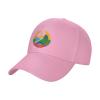BASTU Emblem of Laos Baseball Cap for Men Women Dad Hat Classic Adjustable Golf Hats Pink view 2