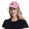 BASTU Emblem of Laos Baseball Cap for Men Women Dad Hat Classic Adjustable Golf Hats Pink view 4