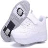 kydjfkd Shoes with Wheels for Boys and Girls, 2 Wheels Roller Skates, Sports Shoes for Adults, 2 in 1 Multifunctional Roller Skates for Gift -B||43 EU, 12 view 1