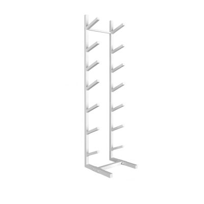 Aimery Skateboard Rack Floor StandSkateboard Organizer,Snowboard Storage Rack Free StandingSkateboard Display Stand for Skis/Skateboards/Scooter (Color : White, Size : 7 Tier)