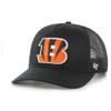 47 Men's Black Cincinnati Bengals Mesh Hitch Trucker Adjustable Hat