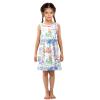 Aflyko Girls Sleeveless Dress Fantasy Axolotls Floral Adorable Tank Play Sundress 2T-8T view 2