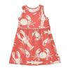 Aflyko Sleeveless Dress Crab Lobster Shrimp Fish Summer Party Dance Sundress for Little Girl Stretchy Dresses Beach Holiday Vacation Daily Casual Fun Dress 7-8T view 1