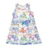 Aflyko Sleeveless Dress Fantasy Axolotls Floral Summer Party Dance Sundress for Little Girl Stretchy Dresses Beach Holiday Vacation Daily Casual Fun Dress 7-8T view 1
