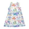 Aflyko Sleeveless Dress Fantasy Axolotls Floral Summer Party Dance Sundress for Little Girl Stretchy Dresses Beach Holiday Vacation Daily Casual Fun Dress 7-8T view 3