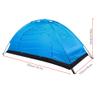 Outdoor Tent, Outdoor Single Person Leisure Waterproof Tent, Easy to Set Up Outdoor Shelter with Sun Protection, Waterproof Single Person Bivy Tent for Fishing Camping (Blue) view 2