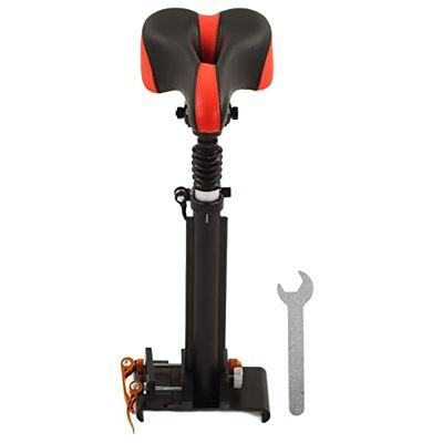 Yunir Scooter Seat for Adults, Electric Scooter Seat with Aluminum Fixed Rod PU Breathable Cover, for 1S, Pro, Foldable Adjustable Saddle Seat, Electric Scooter Accessory
