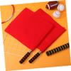 BESPORTBLE 2 Pcs Red Referee Flags with Anti-Slip Handle - Hand Flags for Soccer, Volleyball, Football, and Track Events, Ideal for Referees and Fan Cheering view 4