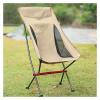 GaRcan Portable Foldable Fishing Chair Lightweight Outdoor Chair Aluminum Alloy 600D Oxford for Hiking Backpacking for Beach BBQ (A) view 2