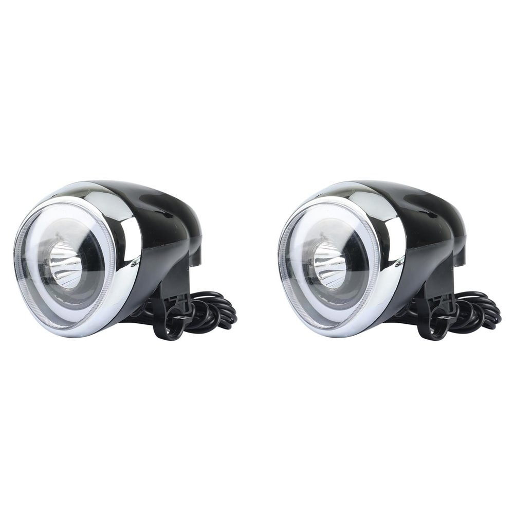 Baglaum 2X for Citycoco Electric Scooter Angel Eye 60V Speed Power Meter Accessories Headlight Key Electric Lock Kit, Black