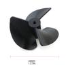 YS0911 Profession 3-Blades Propellers with 2mm Shaft Hole Nylon Paddle for Boat Fan Plastic Paddle Boat Accessories Parts view 2