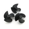 YS0911 Profession 3-Blades Propellers with 2mm Shaft Hole Nylon Paddle for Boat Fan Plastic Paddle Boat Accessories Parts view 3
