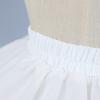 XUYUH Petticoat Crinoline Underskirt Petticoat Cage 2 Hoops Knee Length for Women Girls Bridal Dress Vintage Ball Gown White Hoop Skirt, 45cm view 4