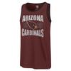 47 Men's Cardinal Arizona Cardinals Upload Franklin Tank Top view 2
