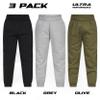 Ultra Performance 3 Pack Boys Sweatpants Kids Clothes Active Soft Fleece Joggers for Boys Size 4-20 view 3