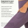 Conceited Workout Leggings for Women with Pockets - Tummy Control - High Waist - Yoga - Gym -  - Lavender - Small view 3