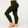 Conceited Gym Leggings for Women Plus Size - Tummy Control - High Waist - Pockets - Workout - Yoga -  - Army Green - 3X-Large view 4