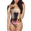 YYHWHJDE Women'S Tight Fit Onesie Large Soften Crew Neck Short Sleeves Adults Lovely Golden Retriever Dog Picture view 1