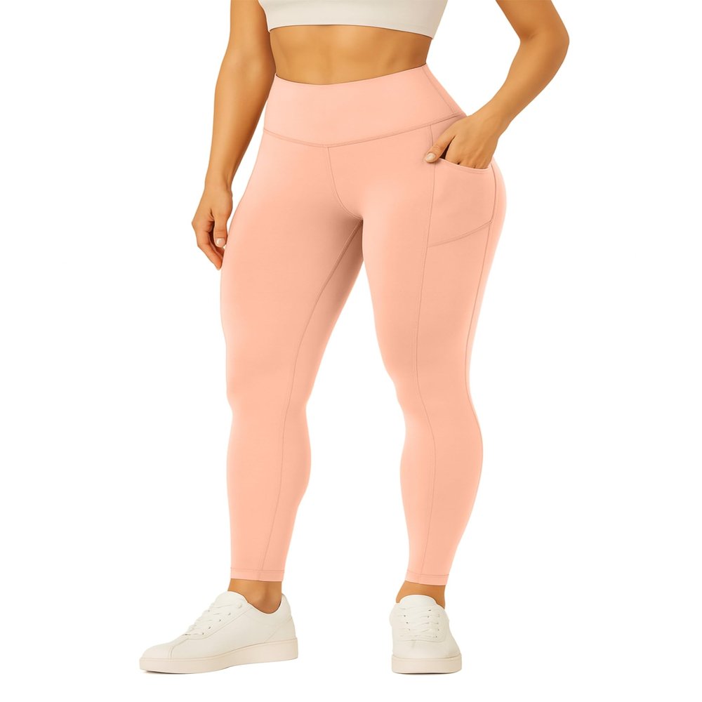Conceited Workout Leggings for Women with Pockets - Tummy Control - High Waist - Yoga - Gym - - Sienna - Medium