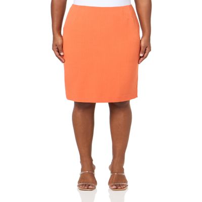 Slim Skirt, Papaya, 4