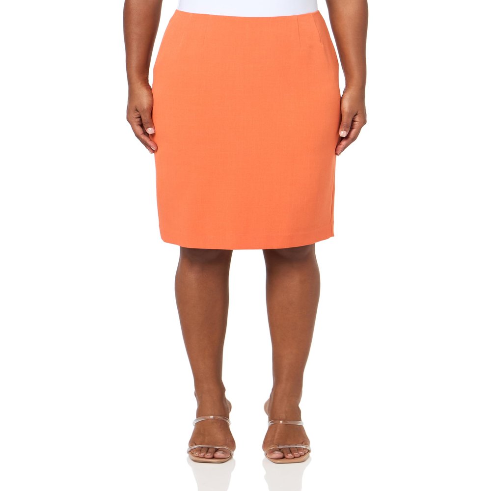 Slim Skirt, Papaya, 4