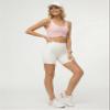 Conceited Biker Shorts Women Tummy Control - Pockets - Spandex - Workout - Yoga - Gym - Off White - Large view 2