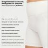 Conceited Biker Shorts Women Tummy Control - Pockets - Spandex - Workout - Yoga - Gym - Off White - Large view 3