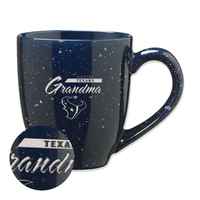 Rico Industries NFL Football Houston Texans Grandma Navy 16 oz Team Color Laser Engraved Ceramic Coffee Mug