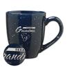 Rico Industries NFL Football Houston Texans Grandma Navy 16 oz Team Color Laser Engraved Ceramic Coffee Mug view 1