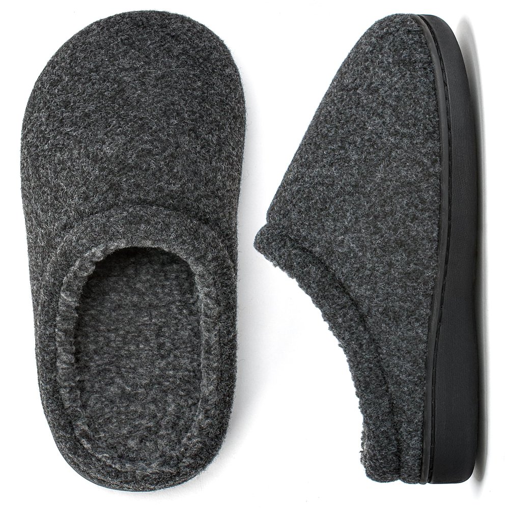 cosyone1997 Mens Slippers Indoor Outdoor, Warm House Shoes for Men with Plush Lining and Non-Slip Sole, Cozy Winter Comfort Footwear Size 7-8