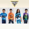 Monster Jam Megalodon Toddler Boys Pajama Shirt and Pants Sleep Set Tie Dye 3T view 3