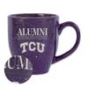 Rico Industries NCAA TCU Horned Frogs Alumni 16 oz Team Color Laser Engraved Ceramic Coffee Mug view 1