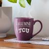 Rico Industries NCAA TCU Horned Frogs Alumni 16 oz Team Color Laser Engraved Ceramic Coffee Mug view 2