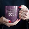 Rico Industries NCAA TCU Horned Frogs Alumni 16 oz Team Color Laser Engraved Ceramic Coffee Mug view 4
