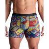 Under Armour Men's Performance Tech Mesh Graphic 6" Boxer Briefs Tech Blue Large view 1