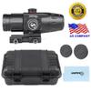 3X Prism Scope GIII LS3X30 Red/Green Illuminated Reticle 3X30mm Prism Scope (Mil Dot Reticle) view 4