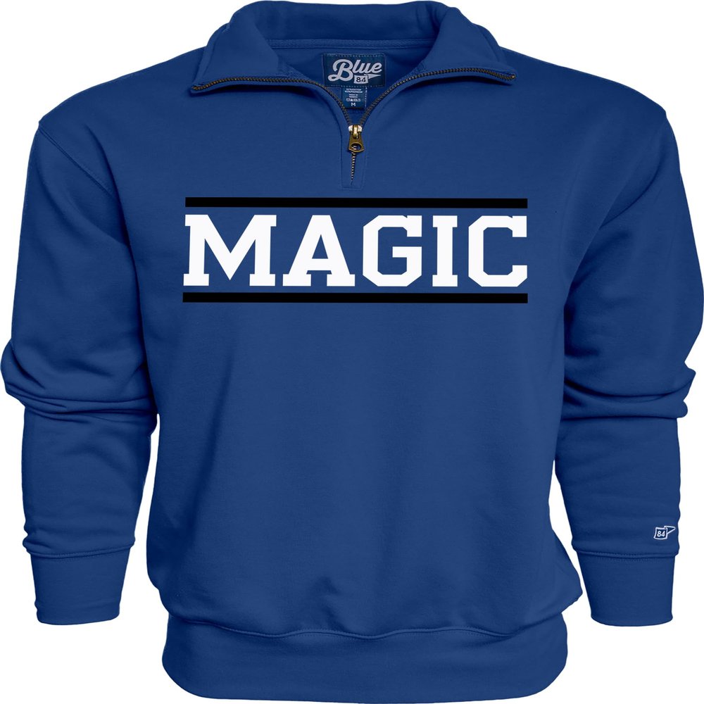 Orlando Magic NBA Officially Licensed Quarter Zip Sweatshirt Team Color, Large