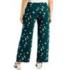 Alfani Petite Floral-Print Pull-On Pants Ditzy Breeze Green PXL view 2
