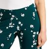 Alfani Petite Floral-Print Pull-On Pants Ditzy Breeze Green PXL view 3