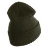 Golden Dolphin US Submarine Veteran Logo Embroidered 12 inch Cuffed Knit YP Long Beanie - Olive OSFM view 3